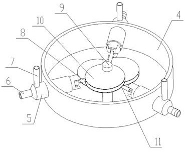 Chlorate decomposing device