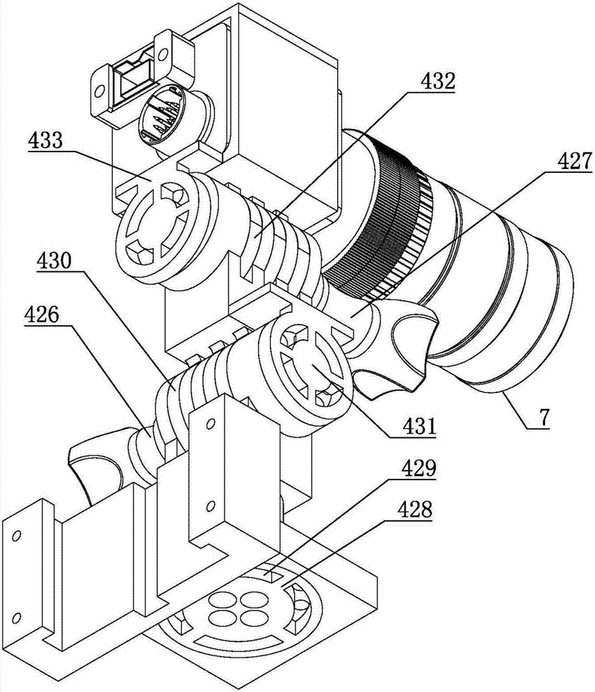 Industrial camera pose adjusting device