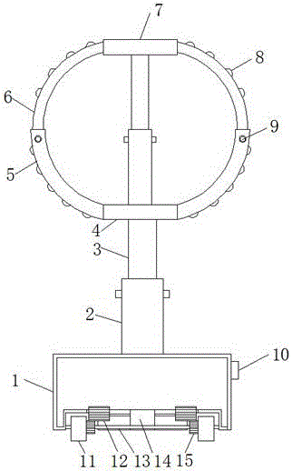 Panorama camera lens fill-in light device