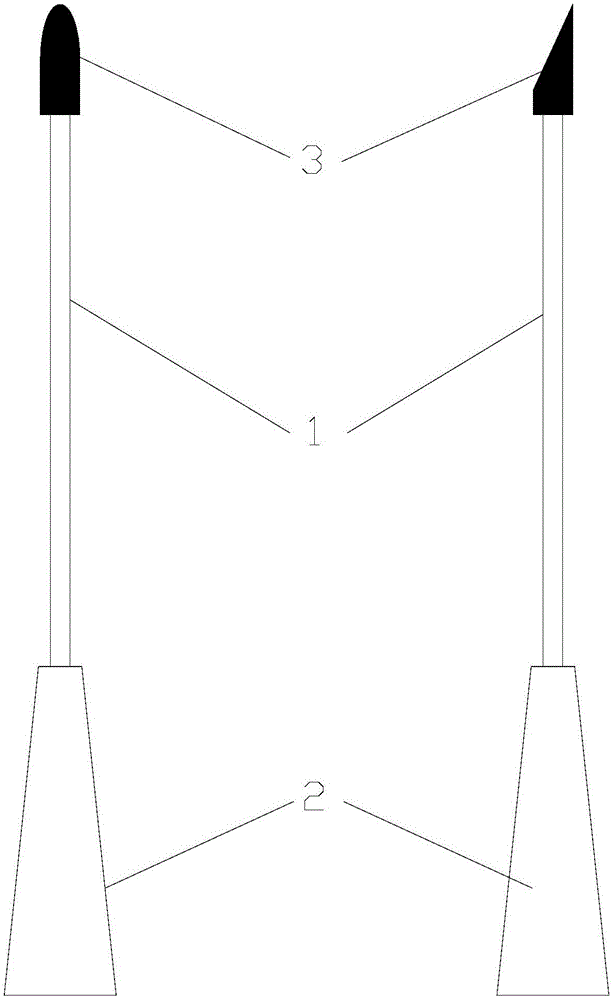 Aseptic cotton bud used for medical apparatus and instruments