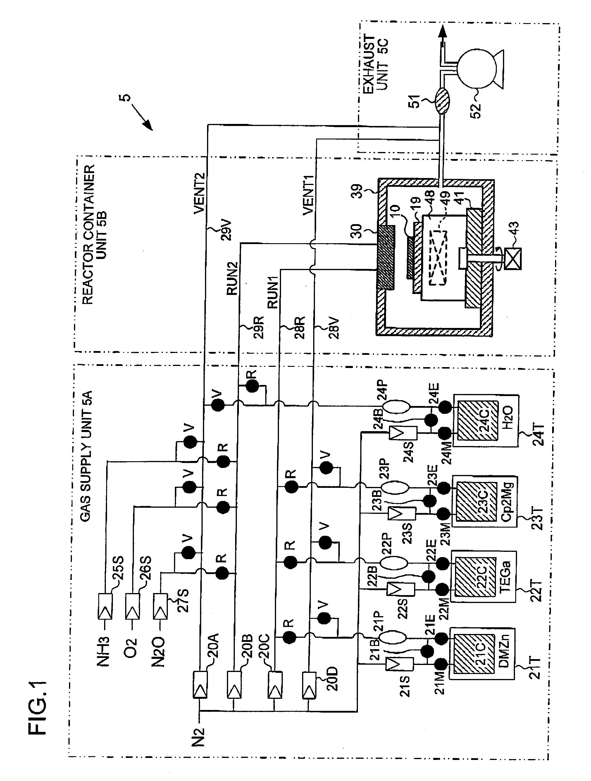 Method for growing zinc-oxide-based semiconductor device and method for manufacturing semiconductor light emitting device