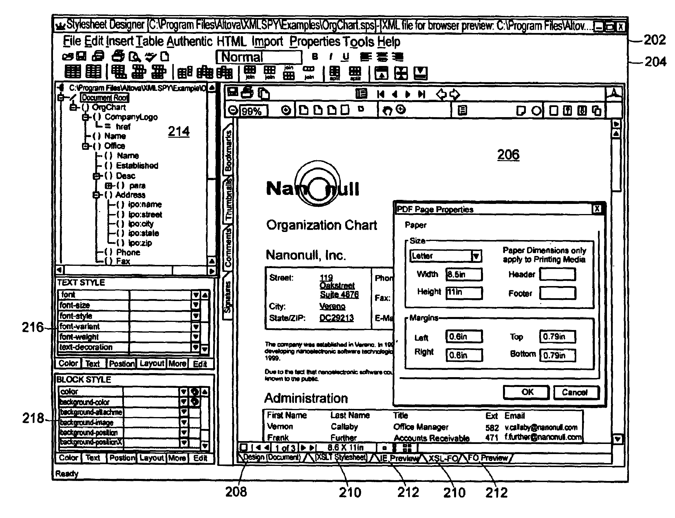 Method and system for automating creation of multiple stylesheet formats using an integrated visual design environment