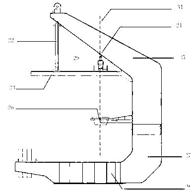 High-angle rotation wire feeding device of bucket wheel machine