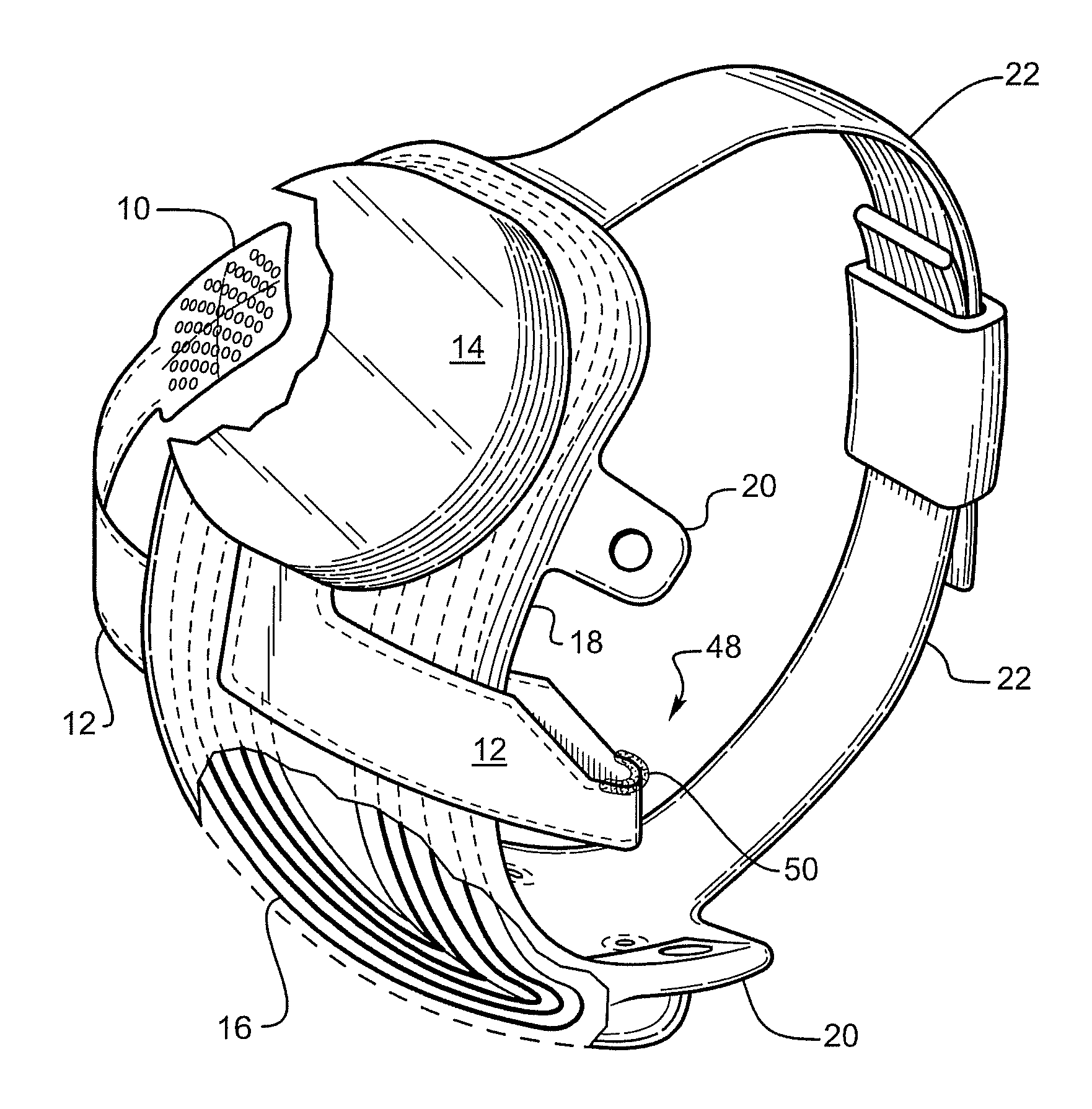 Flexible circuit electrode array and method of manufacturing the same