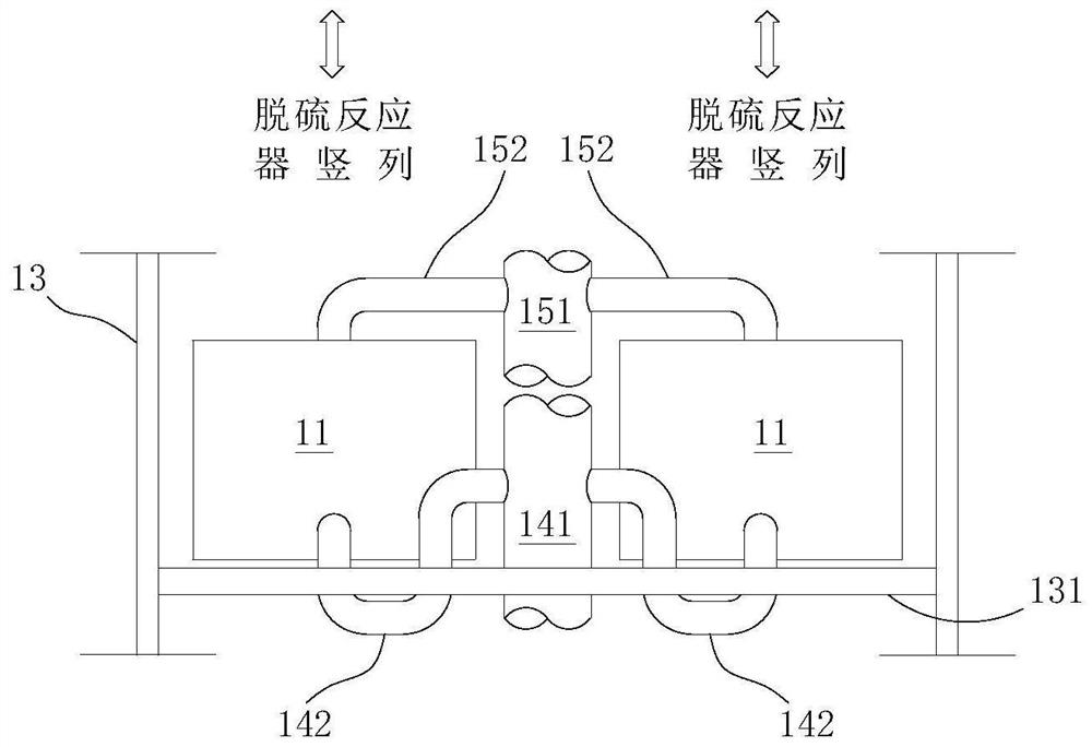 Catalytic flue gas desulfurization device