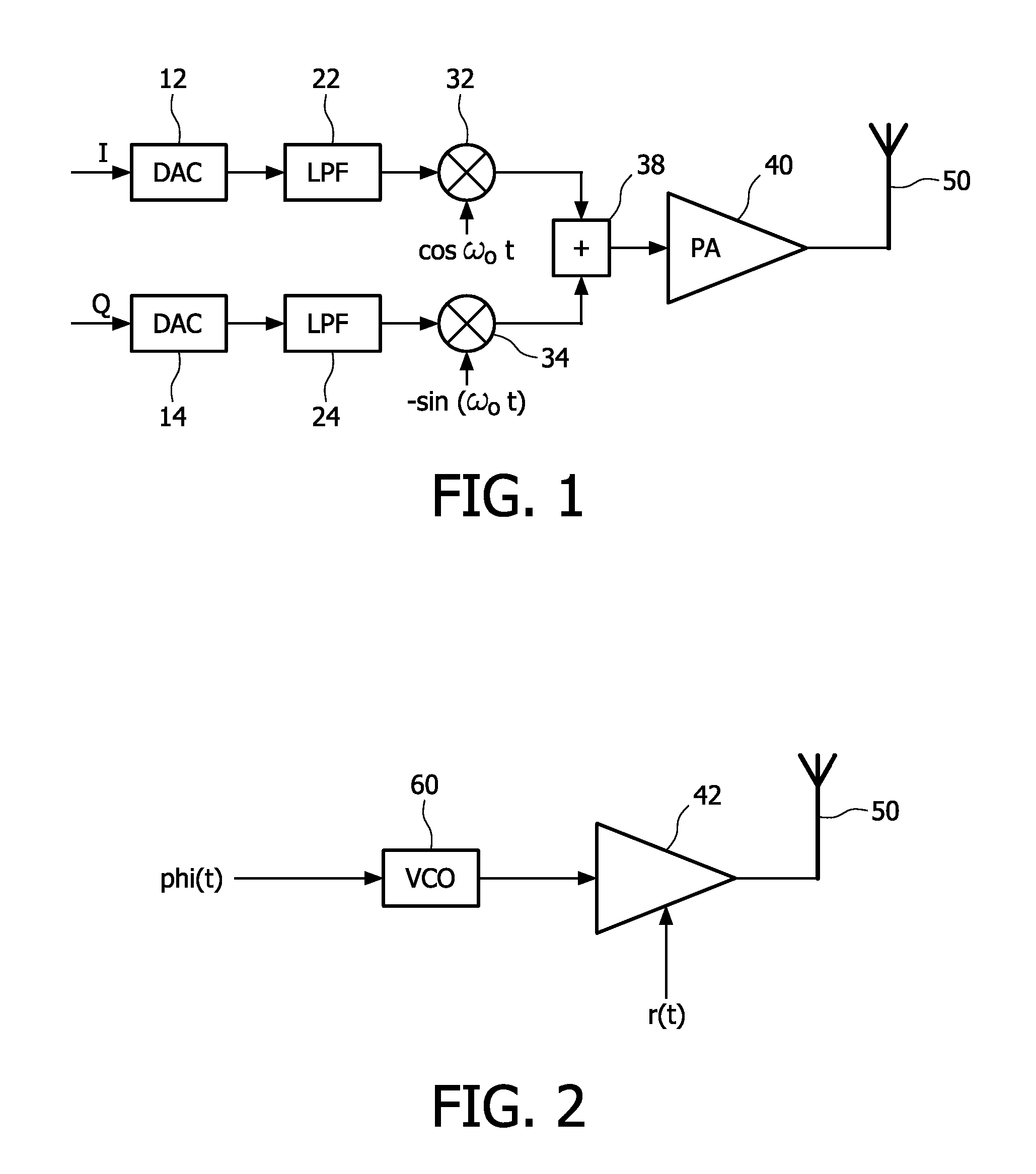 Multiple transmission apparatus with reduced coupling