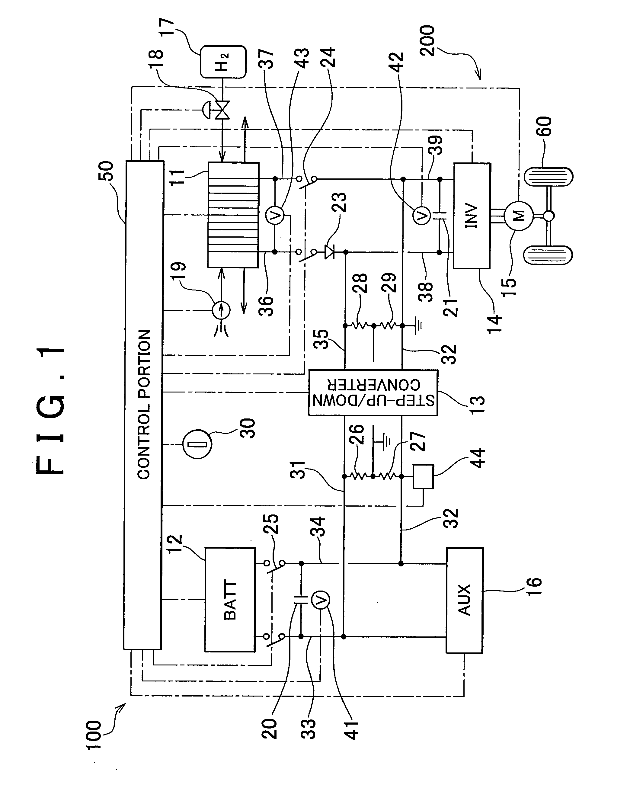 Fuel cell system, control method for the fuel cell system, and electric vehicle equipped with the fuel cell system