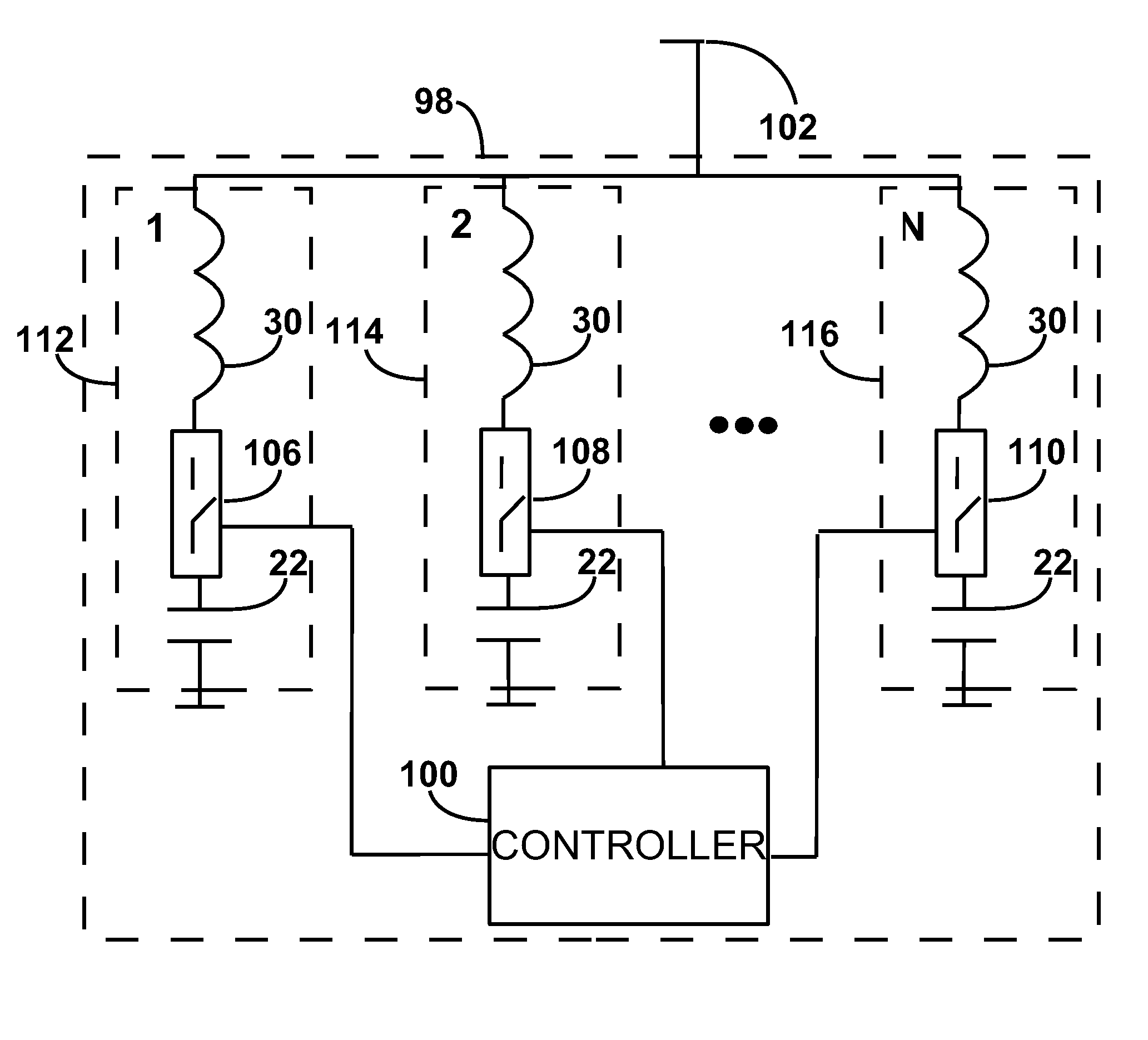 Reactive power compensation circuit