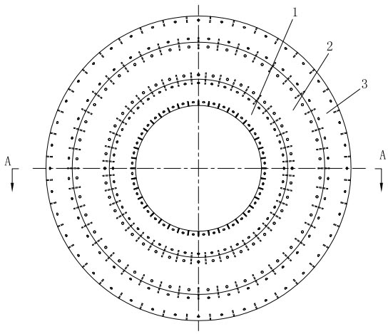 Assembled annular structure