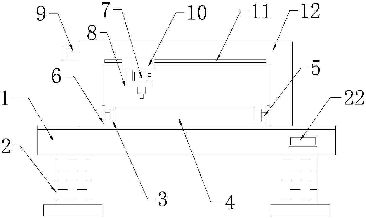 Gluing flattening equipment for wine box processing and processing method thereof