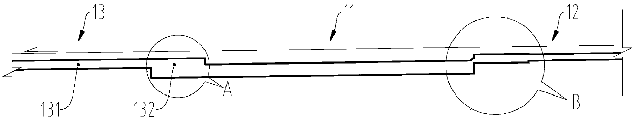 Tunnel storage drainage decompression structure and tunnel structure spanning soft rock section