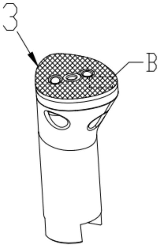 Children type tumor joint prosthesis reserving femur neck and knee joint surface