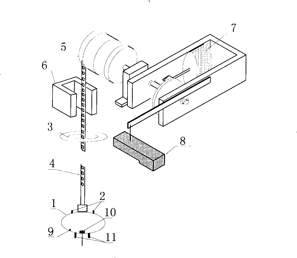 Servo- type level meter