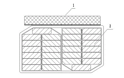 Combined transposition wire structure with prefabricated oil duct and manufacturing method thereof