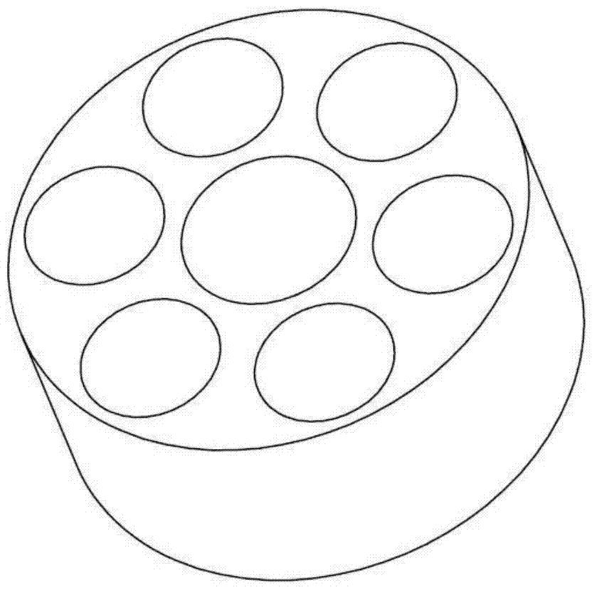 A millimeter-wave single-dielectric support coaxial adapter