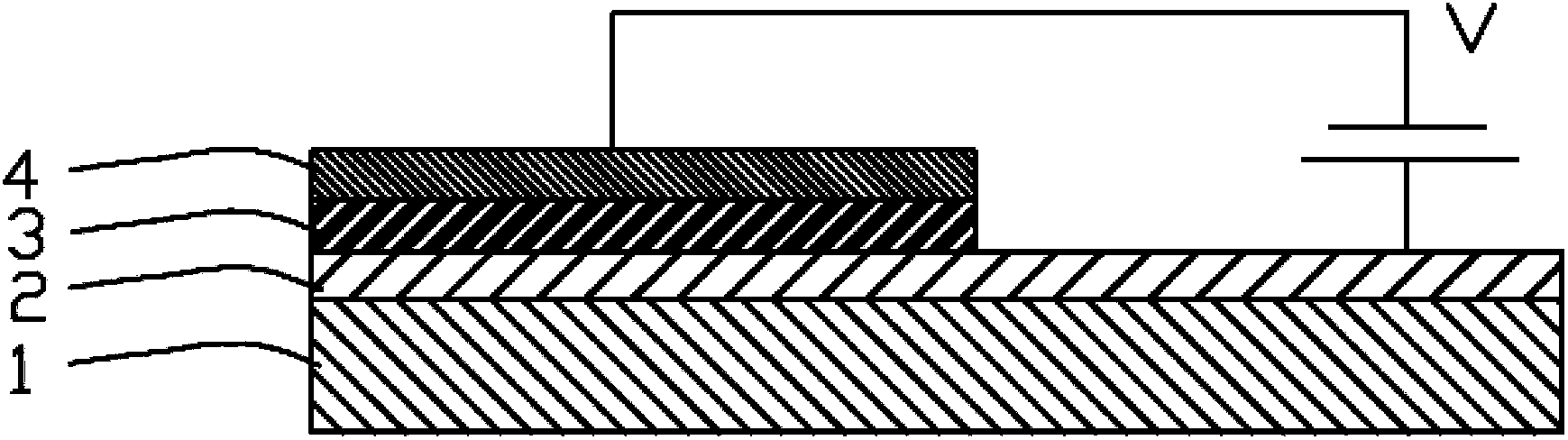 Titanium and magnesium codoped alumina luminescent thin film and preparation method and application thereof