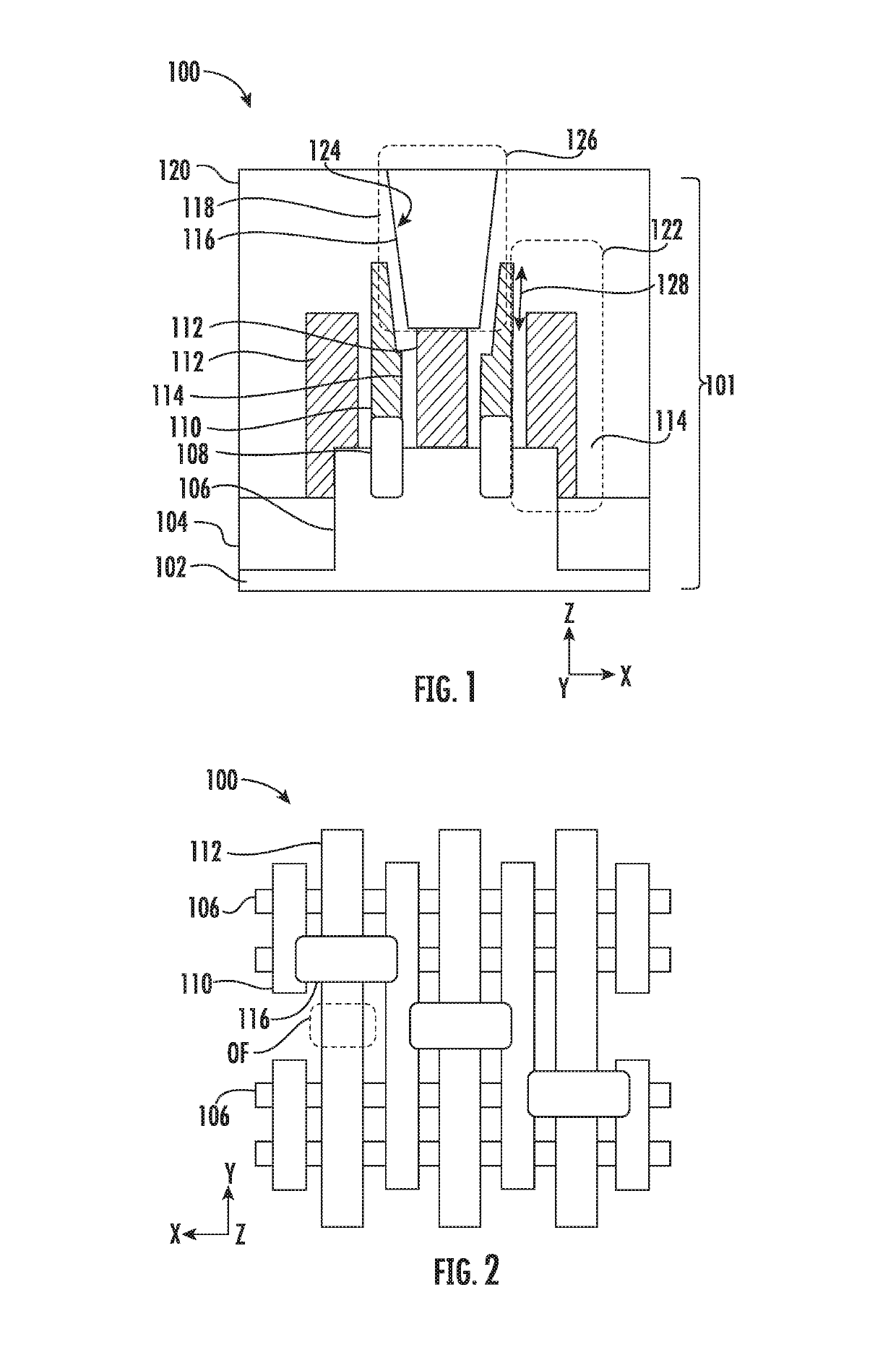 Structure and method of forming transistor device having improved gate contact arrangement