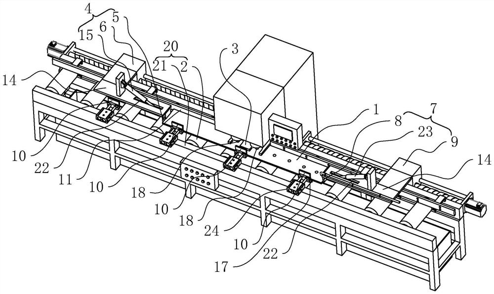 Plate positioning and drilling system and positioning method