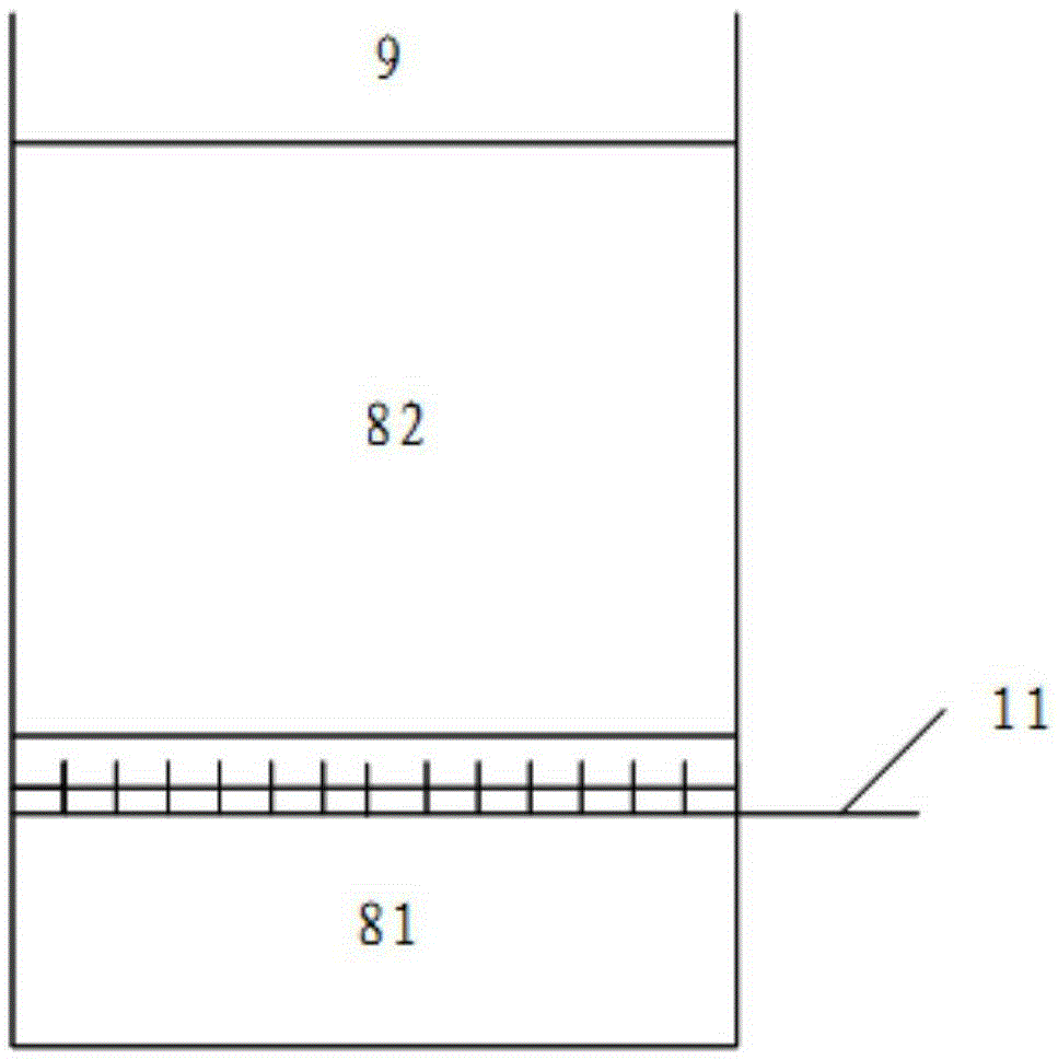 Chlorine dioxide catalytically-oxidizing apparatus used for waste water treatment