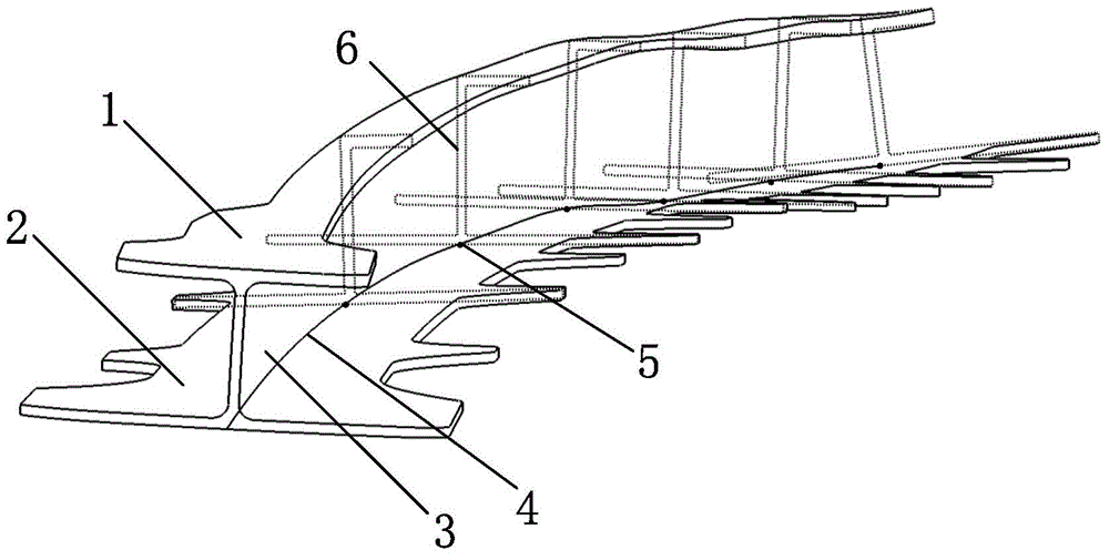 Unfolding plate blank for bent and twisted stringer