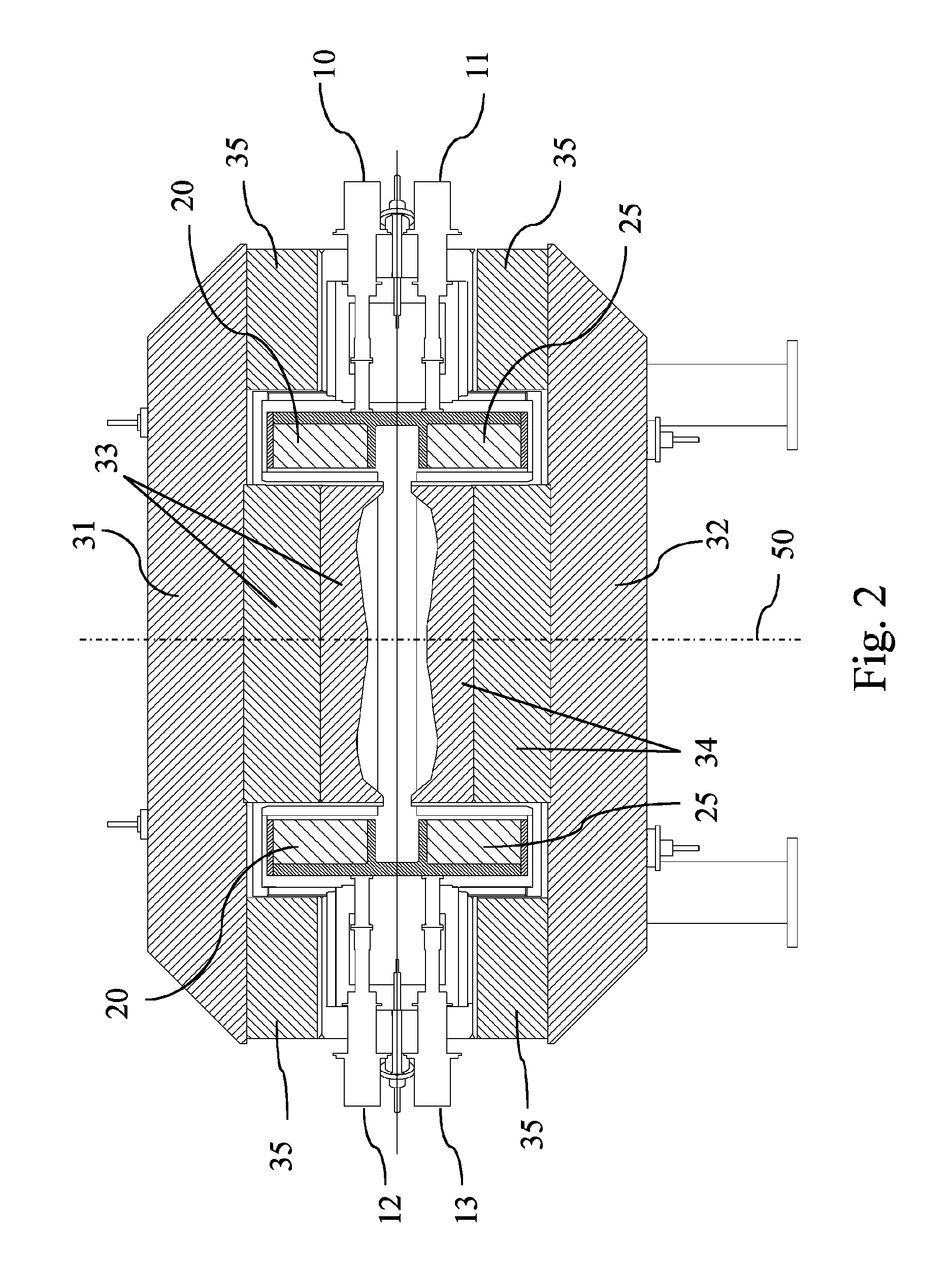 Magnetic structure for circular ion accelerator