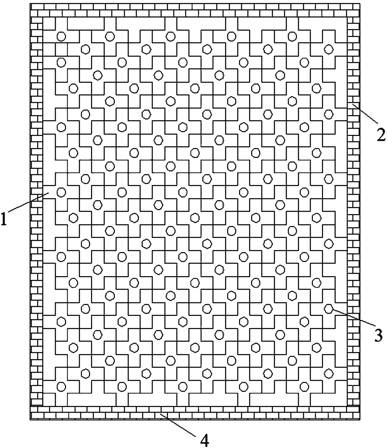 Method for protecting arsenic sand rock side slope by adopting arsenic sand rock modified building blocks