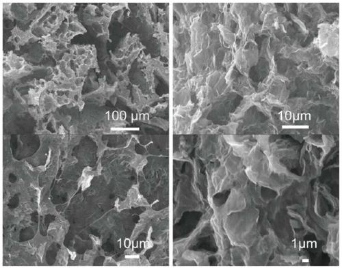 Waste-reused aerogel for solar sewage purification and production method thereof