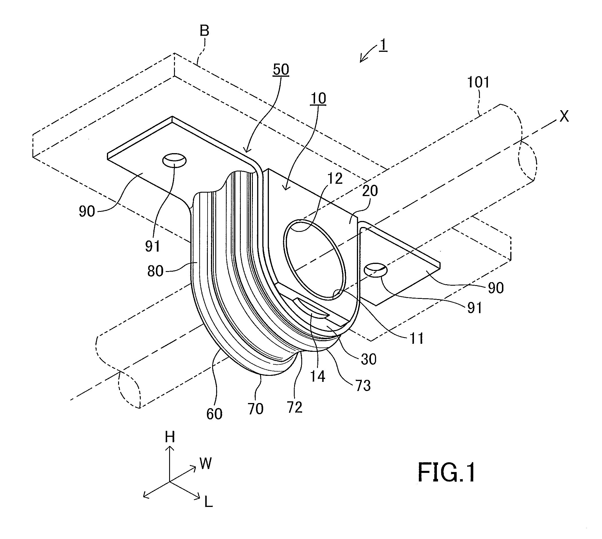 Stabilizer bar support device