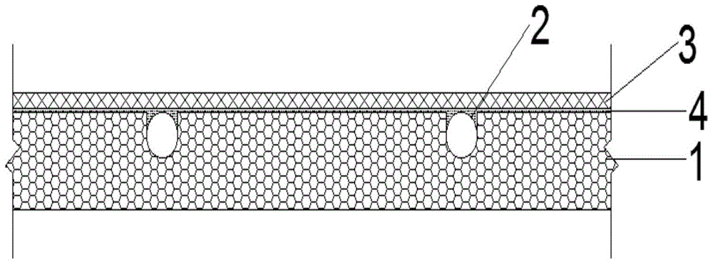 High-strength foldable prefabricated floor heating plate and manufacturing method thereof