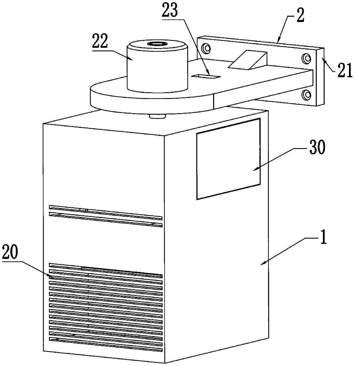 Wall-mounted deodorizer