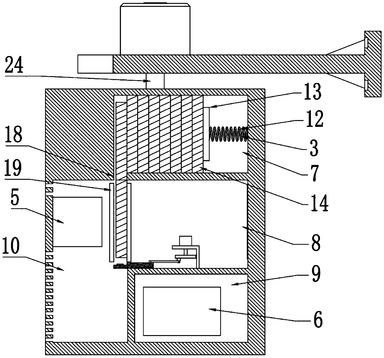 Wall-mounted deodorizer