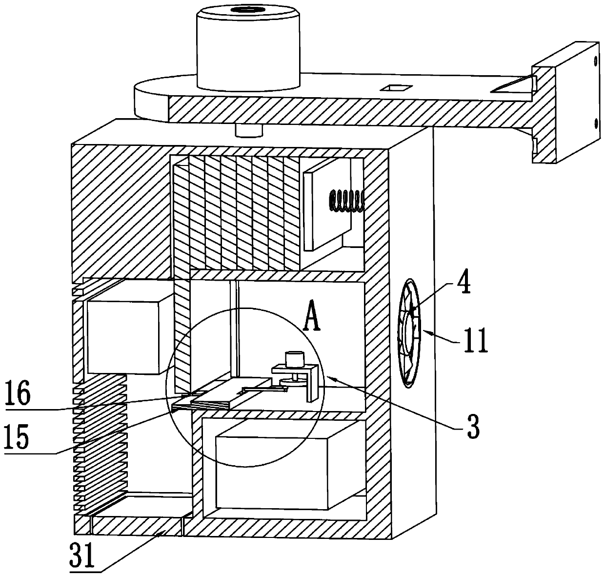 Wall-mounted deodorizer