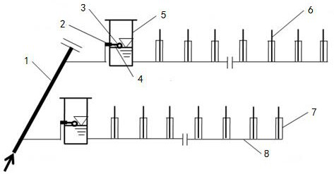 Underground micro-pipe irrigation system capable of adjusting wetting range