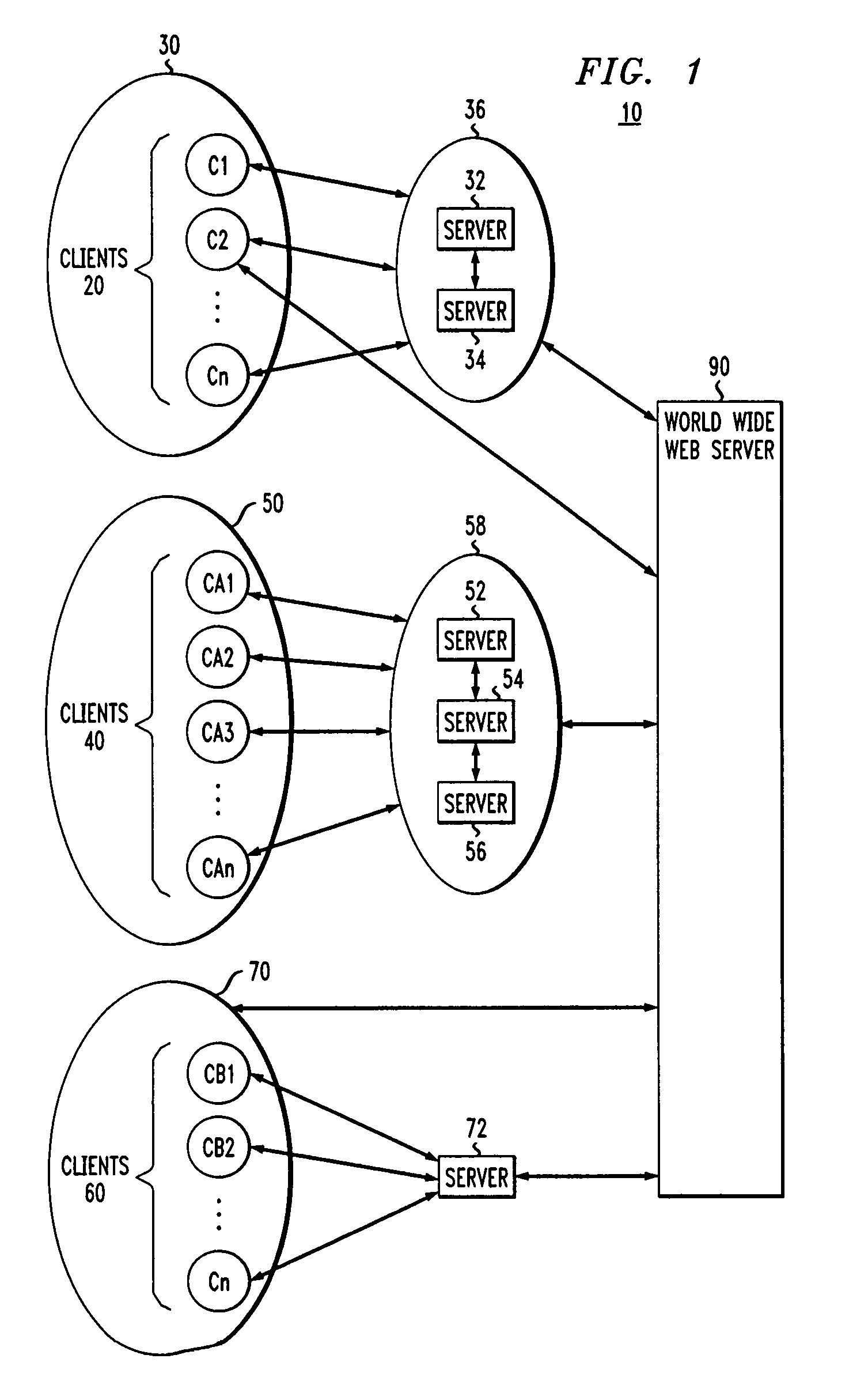 Method for fast network-aware clustering