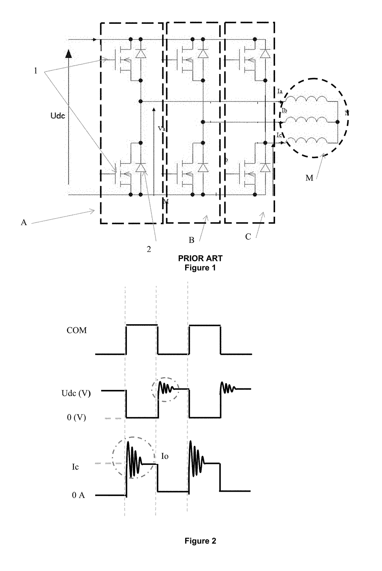 Regenerative undeland snubber circuit for half-arm of an inverter