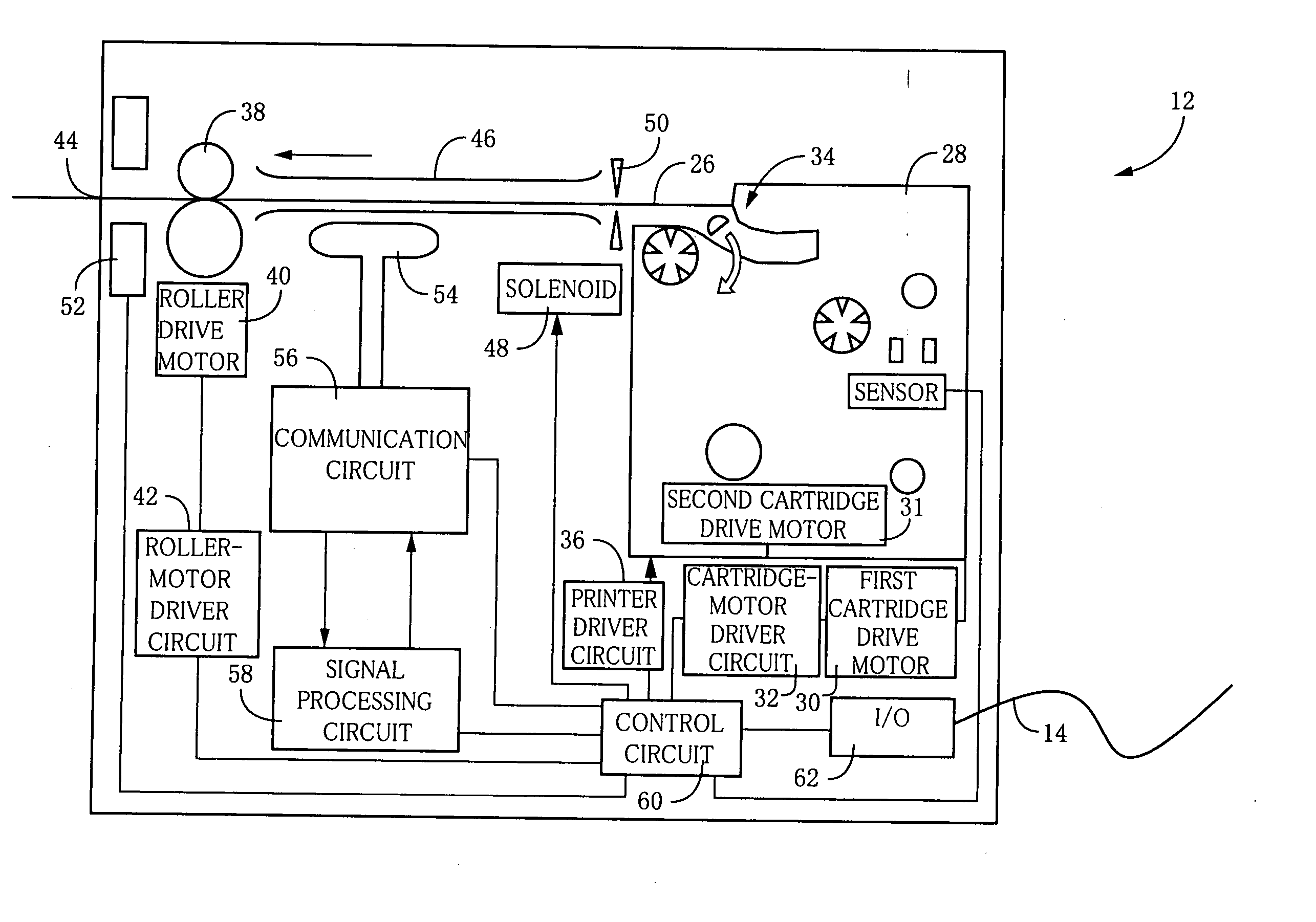 RFID-tag fabricating apparatus and cartridge