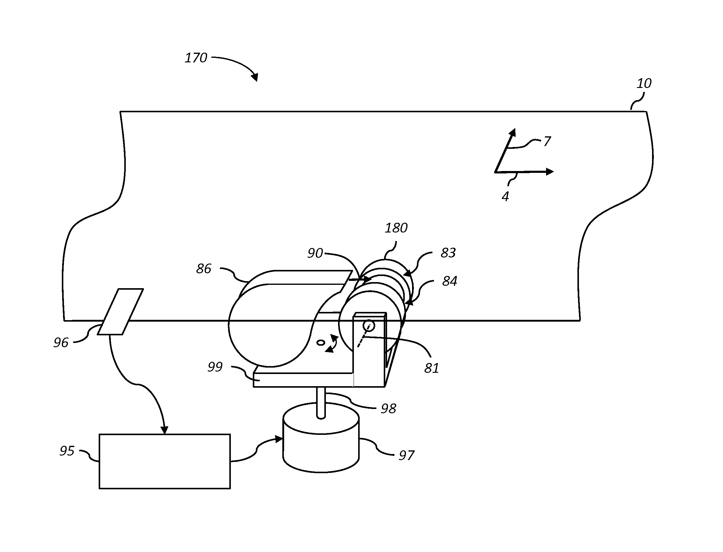 Wrinkle reduction system using Bernoulli force rollers