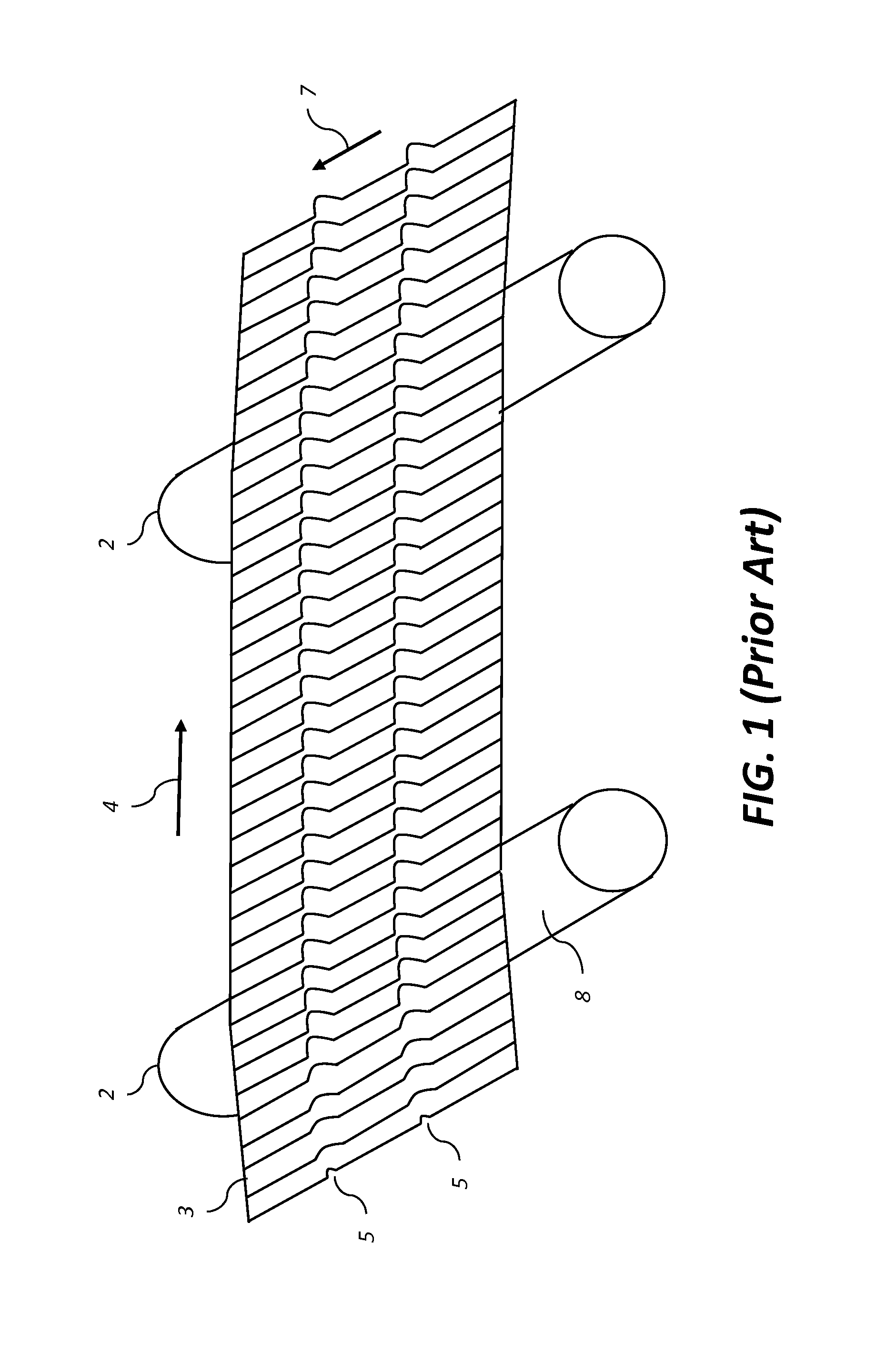 Wrinkle reduction system using Bernoulli force rollers