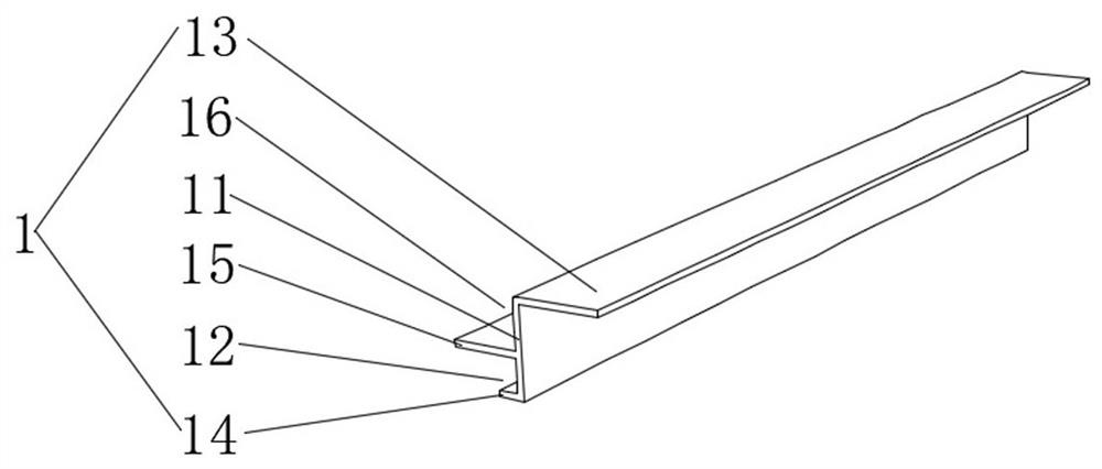 Assembly type adjustable lamp strip rear-mounted structure and mounting method