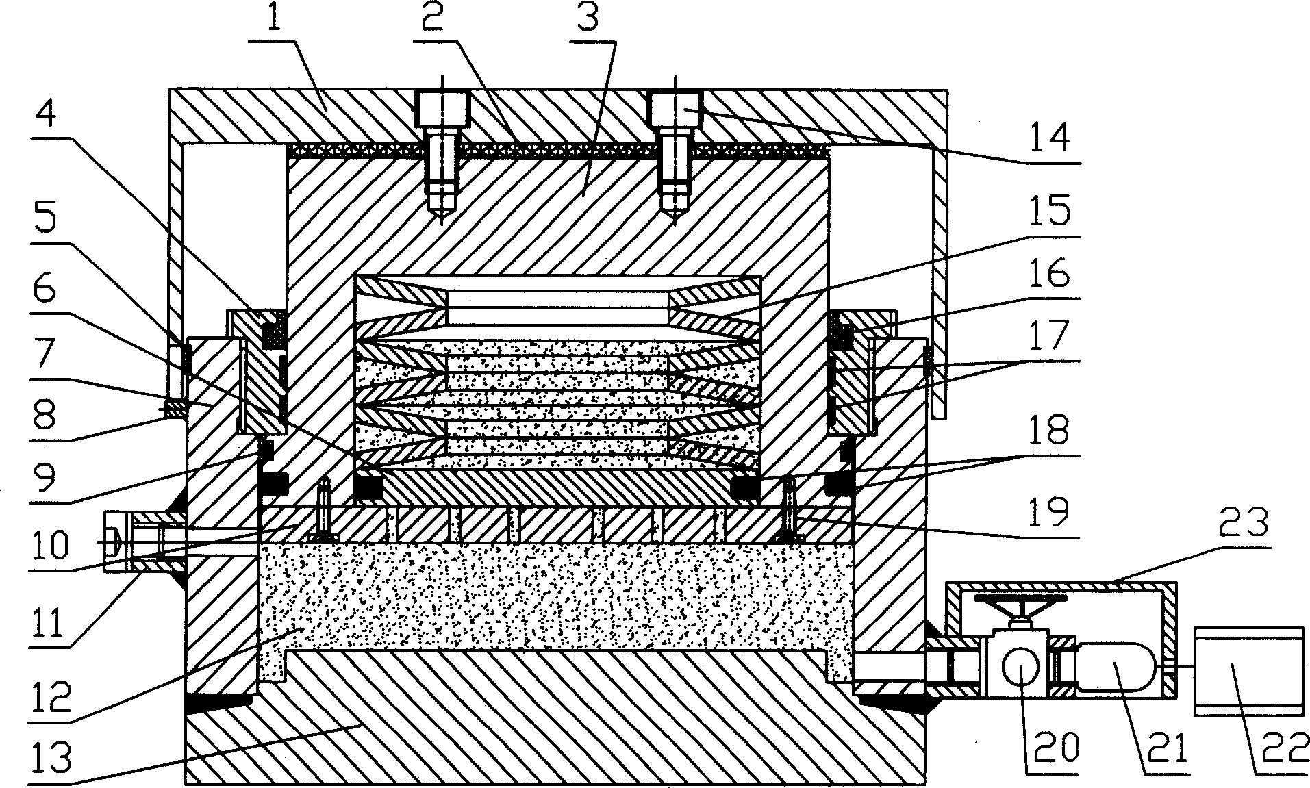 Buffer type hydraulic weighing device