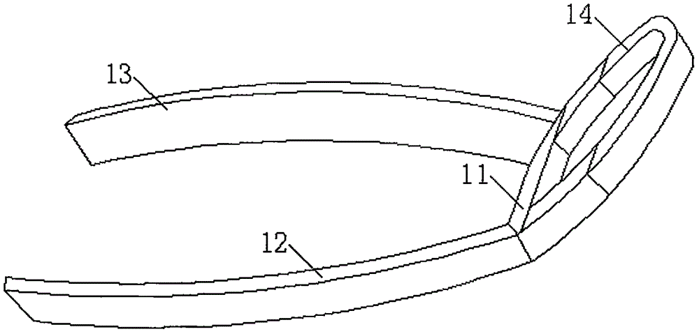 Training aiding device for standardizing actions of upper limbs of swimmer