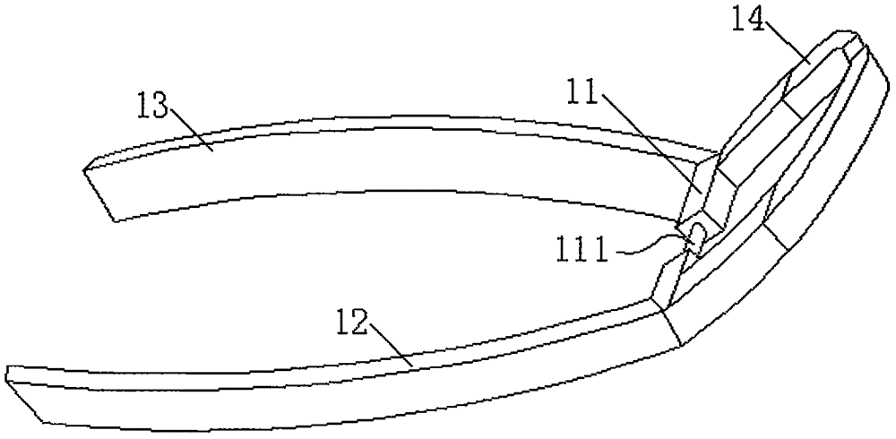 Training aiding device for standardizing actions of upper limbs of swimmer