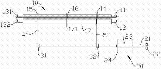 Film trimming and collecting device matched with coating machine