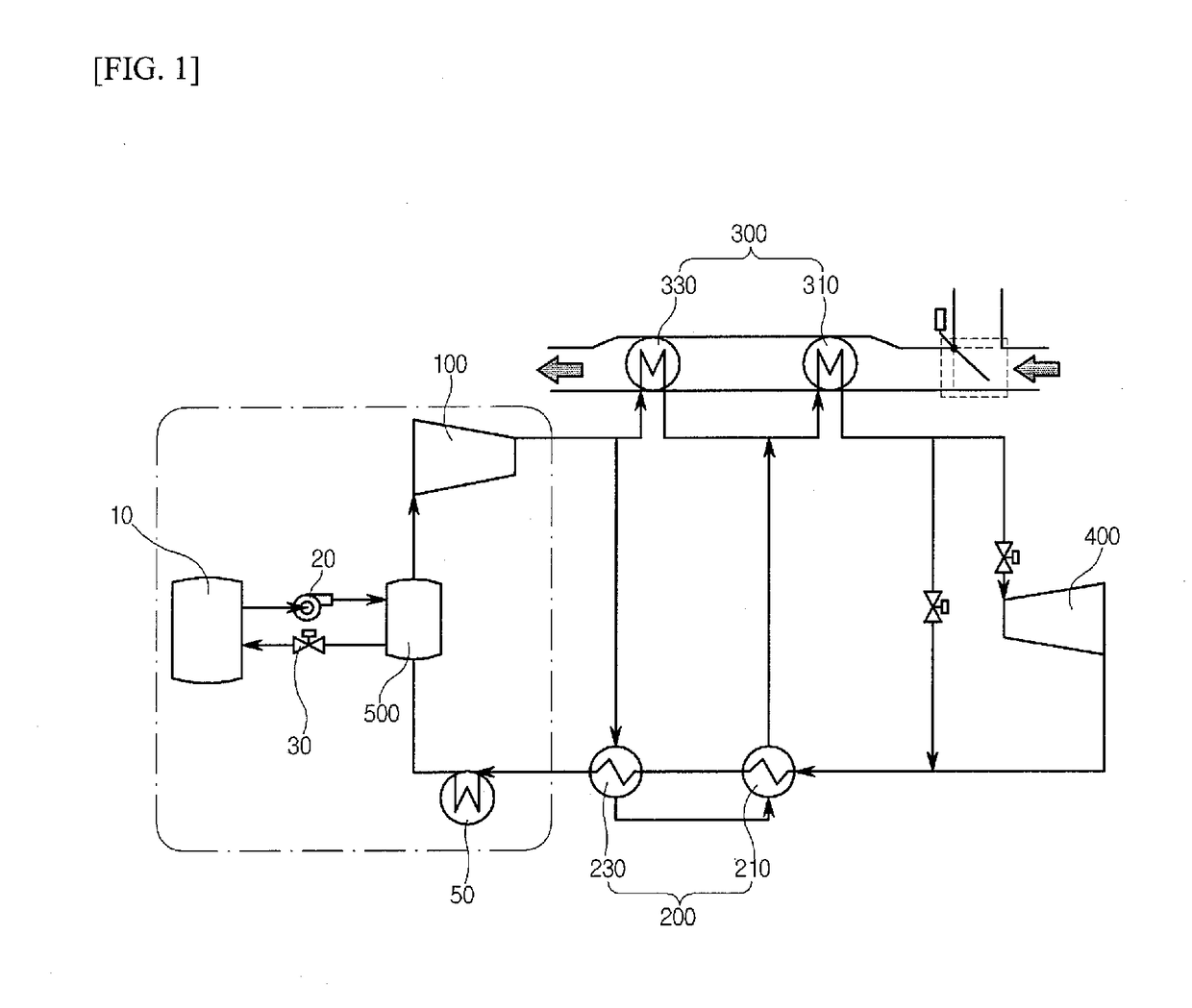 Device for controlling supply of working fluid