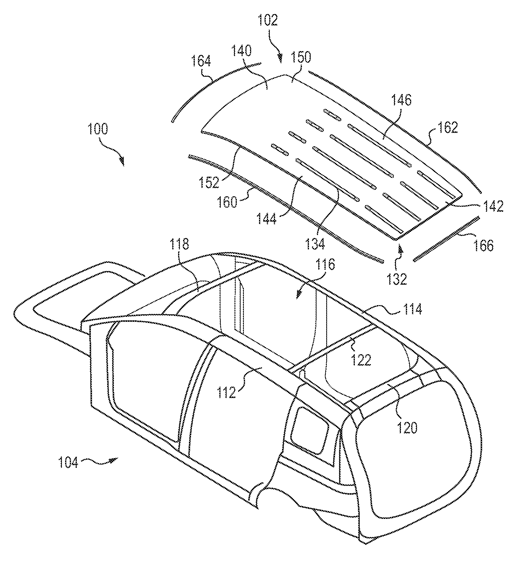 Vehicle roof structure