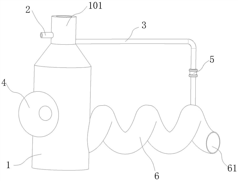 Silent water injection aerator for fish tank