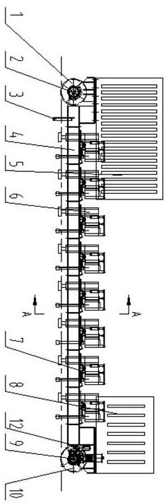 Device for loosening and tightening railway steel rail fastener bolts