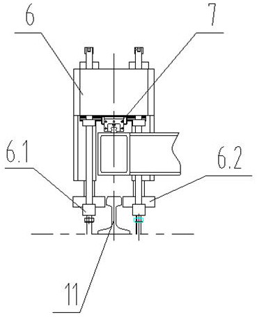 Device for loosening and tightening railway steel rail fastener bolts