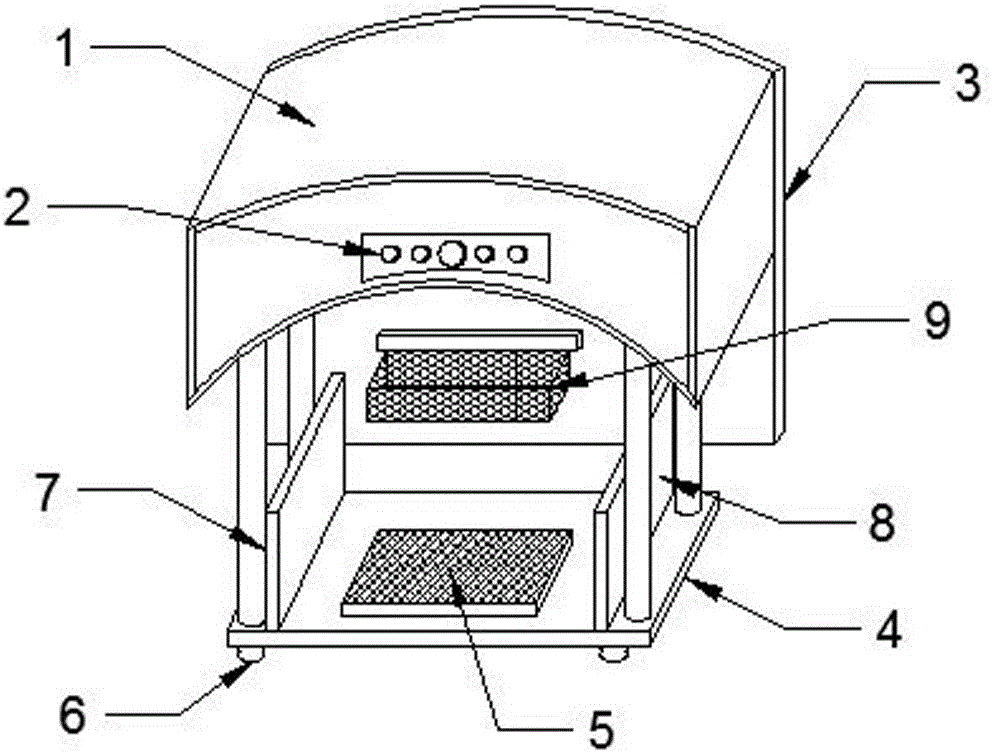 Circulation range hood special for induction cooker