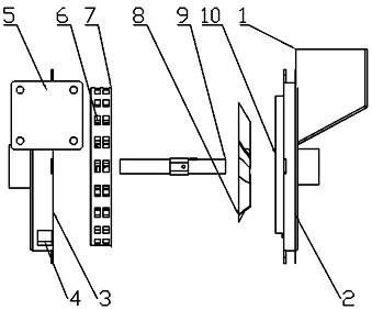 Self-disturbance type soybean precision seed sowing device